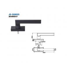 JS-SG8018標準塑鋼執手A（鋁柄塑座）門窗五金 門窗配件