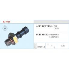 03-025 機(jī)油壓力開關(guān) 汽車部件